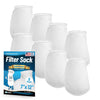 Aquarium Felt Filter Socks - 7 inch Ring, Threaded Seams, 200 Micron, Custom Made, Made in the USA Aquatic Experts 12" 8 Pack 